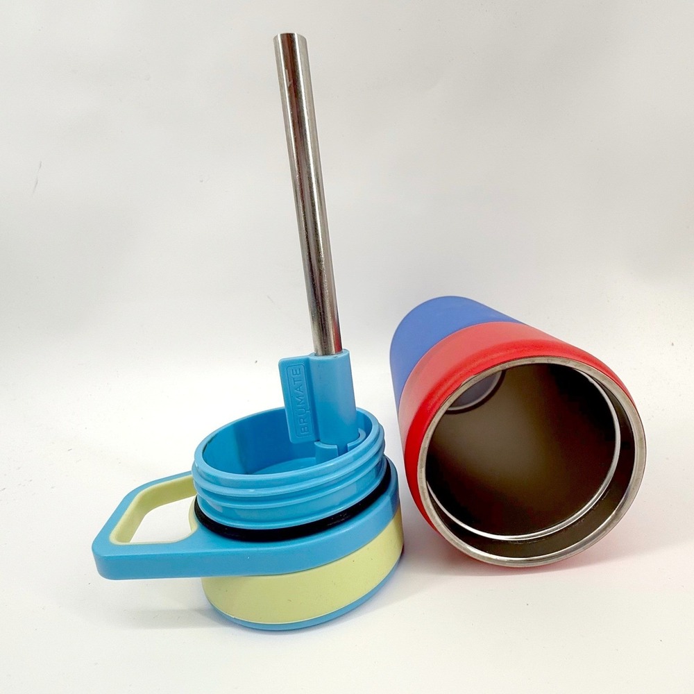Brumate Rotera 15oz Leakproof Tumbler Cup with Straw Lid Red Blue Yellow - Picture 5 of 5